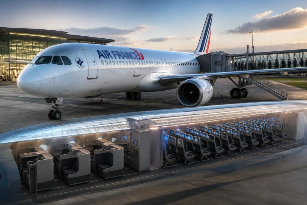 découvrez les caractéristiques de l'a220 300 d'air france, le plan cabine détaillé et le confort proposé à bord pour un voyage agréable.