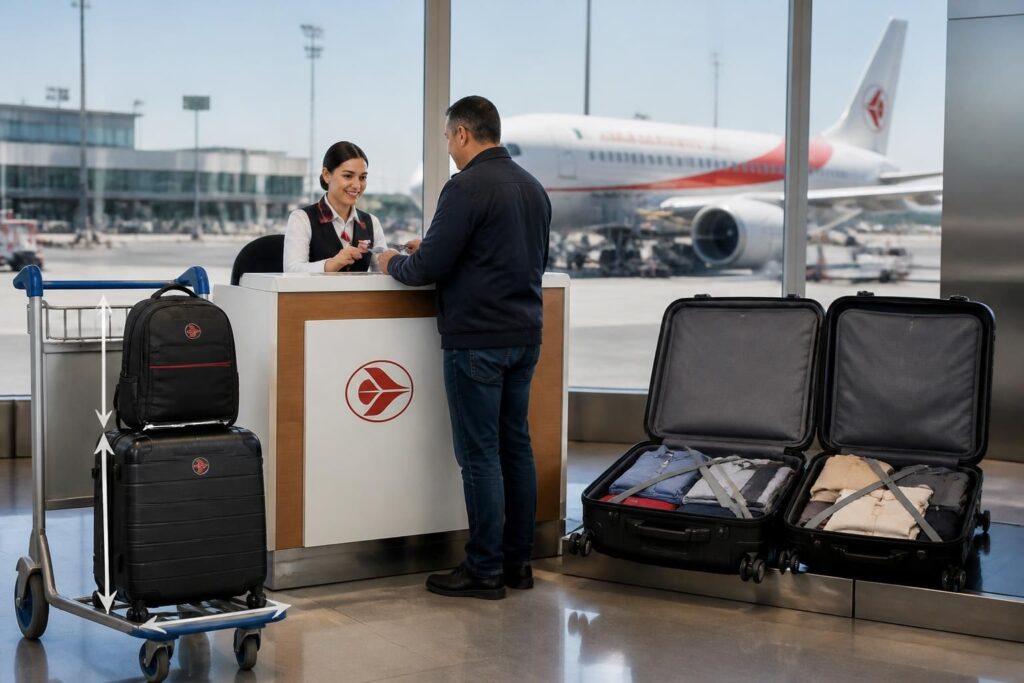 Tout savoir sur le bagage Air Algerie en cabine et en soute