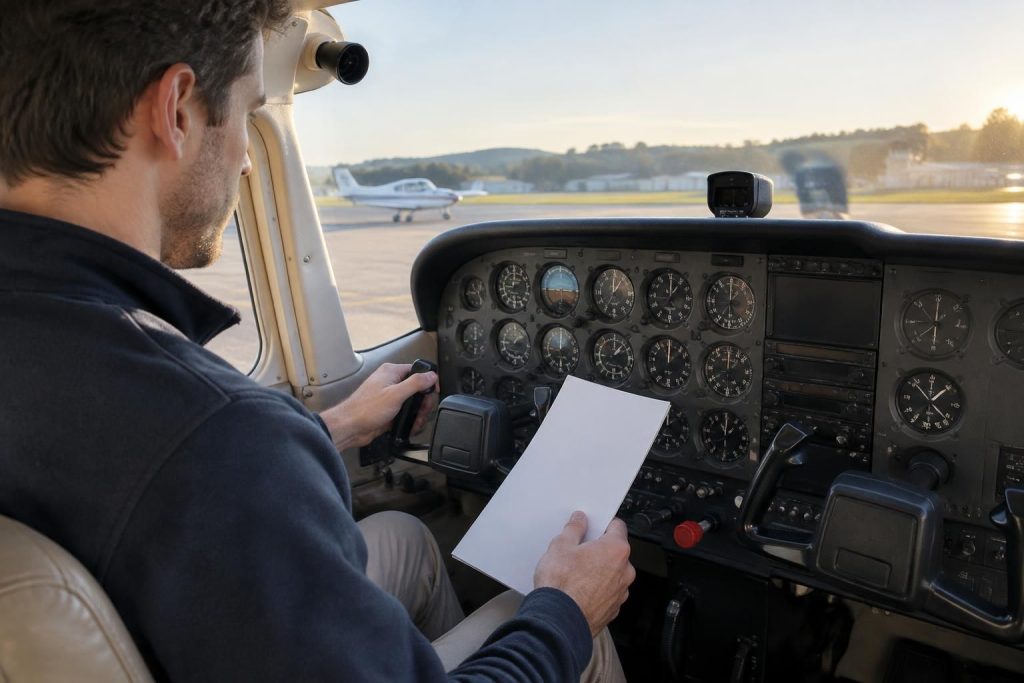 172P Cessna : checklist, cockpit et guide d’utilisation du modèle Skyhawk