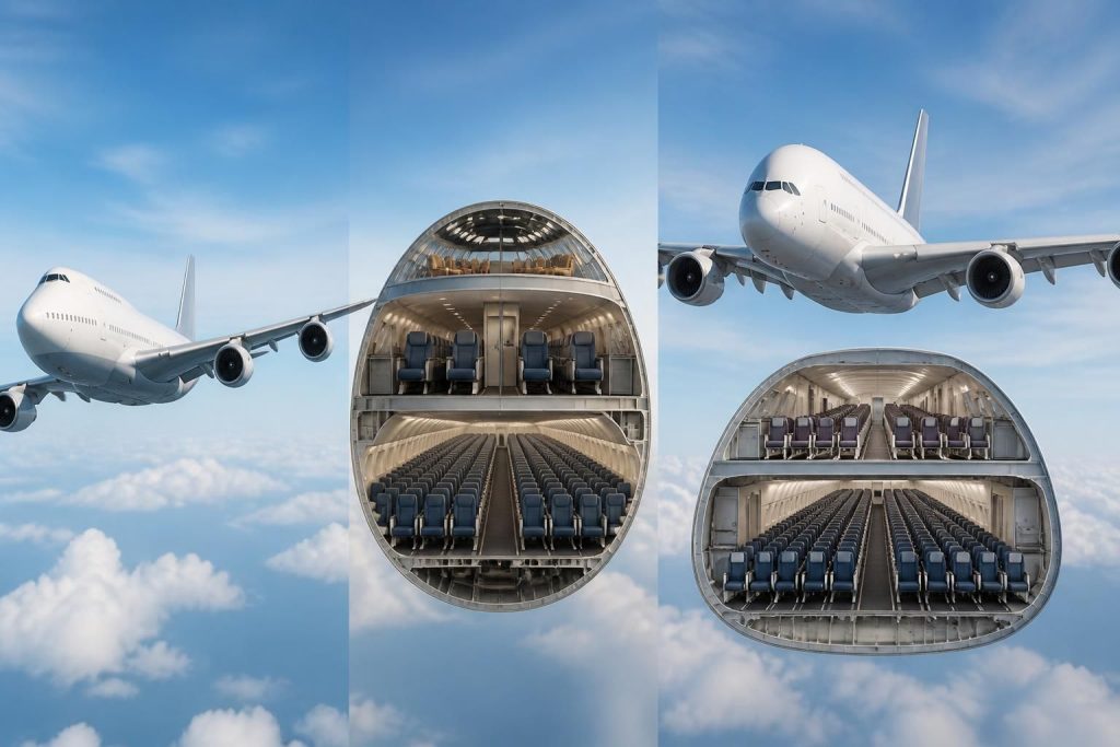 découvrez l'histoire fascinante du boeing 747, explorez son intérieur unique et comparez-le avec l'impressionnant airbus a380 pour mieux comprendre ces deux géants de l'aviation.
