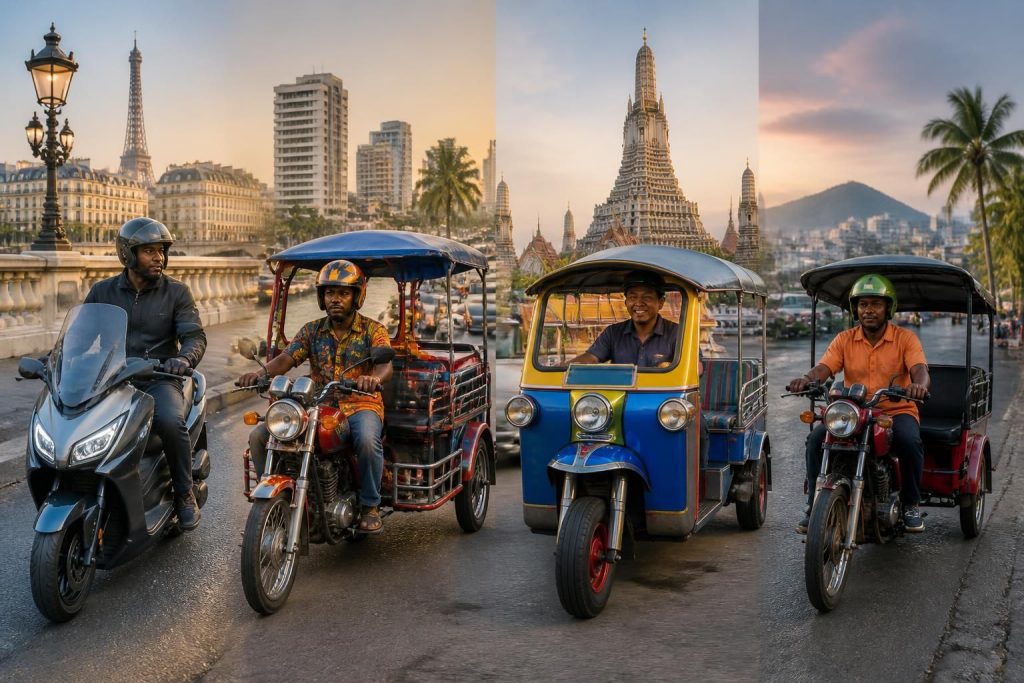 Prix moto taxi : tarifs et comparatifs à Paris, Abidjan, Bangkok et ailleurs