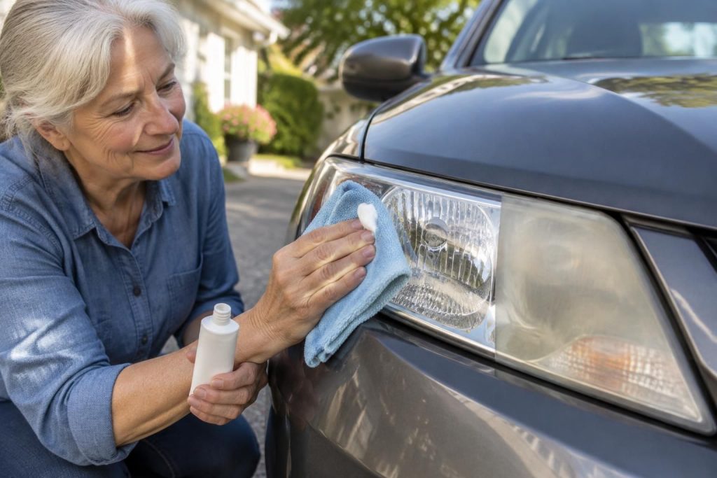 Quelle astuce de grand-mère pour nettoyer les phares de sa voiture ?