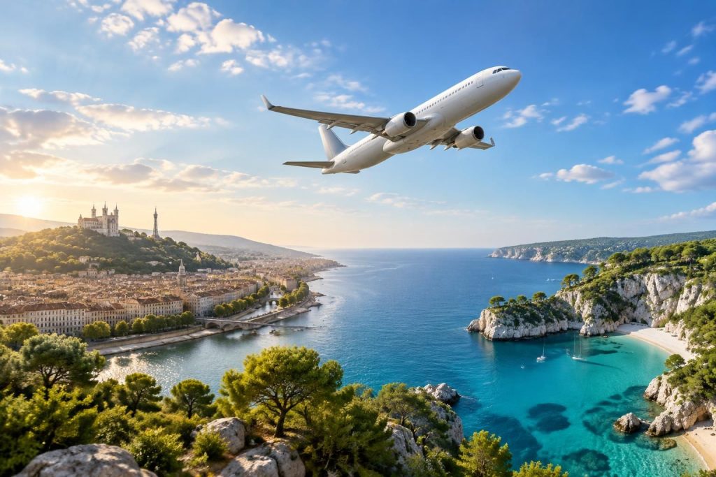 découvrez les vols directs entre lyon et minorque, les compagnies aériennes comme volotea, les durées de trajet et nos conseils pour réserver.